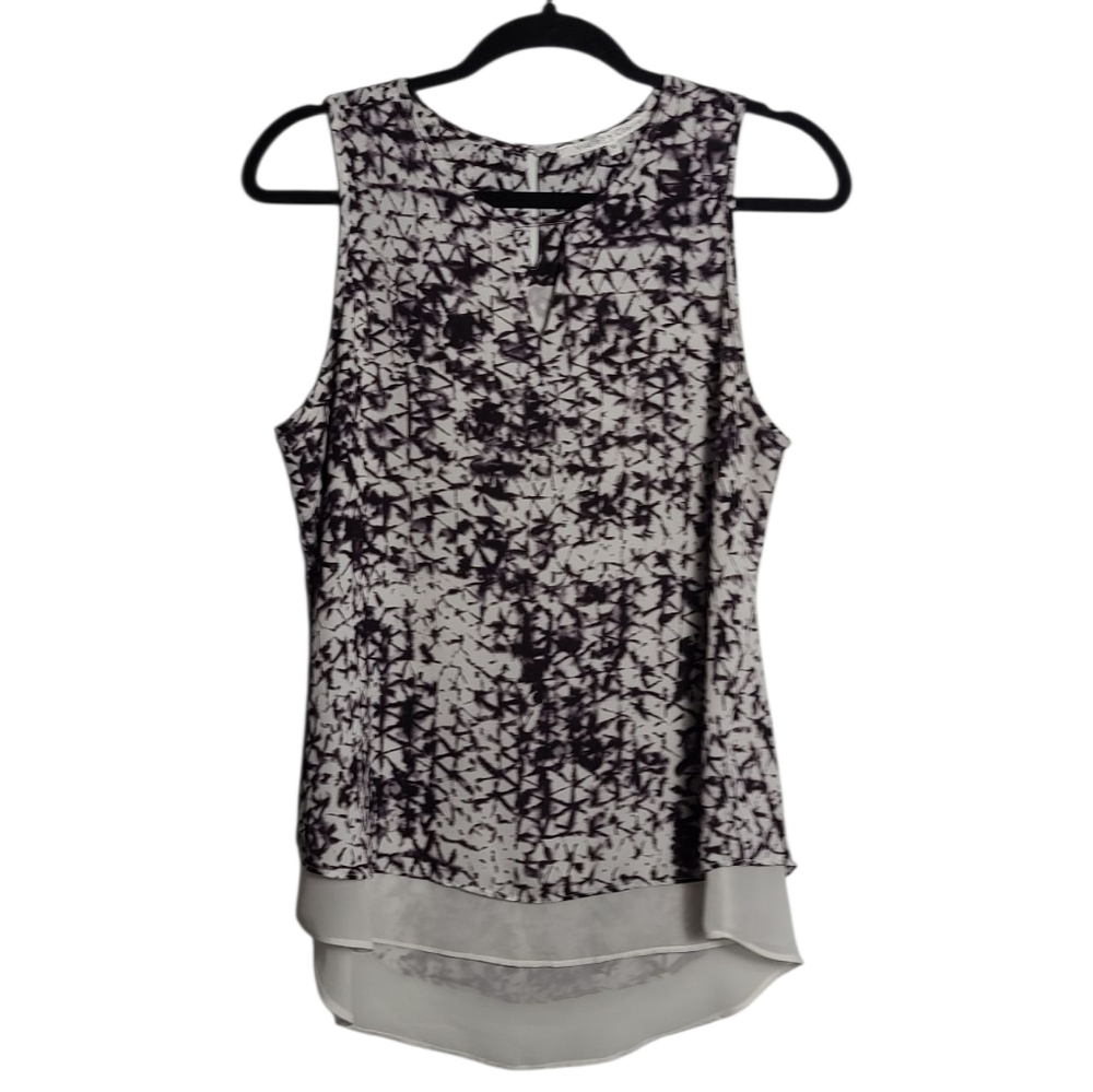 🚨LAST CHANCE🚨 VIOLET & CLAIRE Black White Sleeveless Tank Lined Size Medium